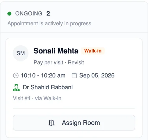 Board ongoing column: Sonali Mehta, walk-in, 10:10 to 10:20 am with Dr Shahid Rabbani