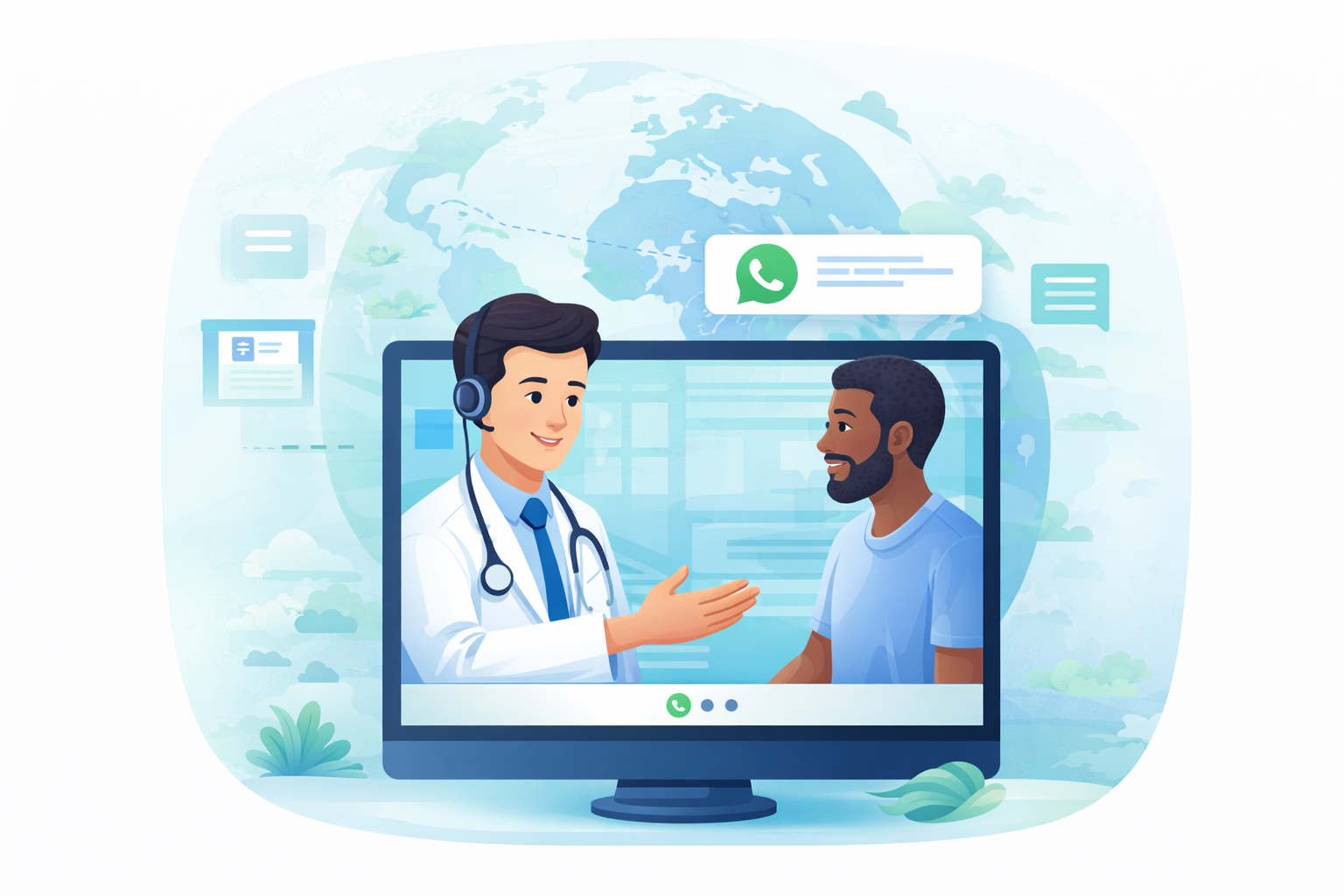 Beyond Borders: Engaging International Patients with WhatsApp Telehealth