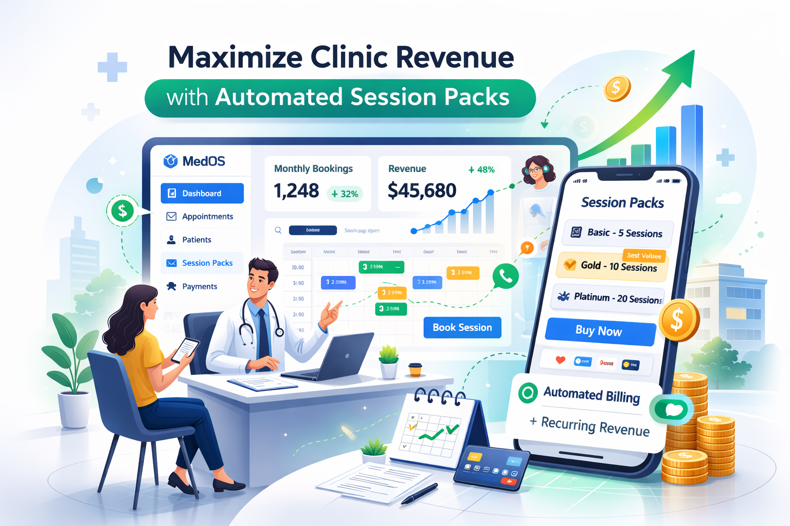 Maximizing Clinic Revenue with Automated Session Packs